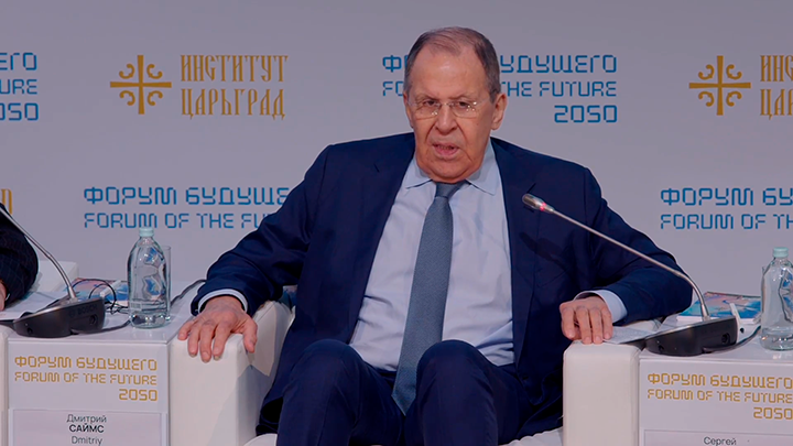  Сергей Лавров на "Форуме будущего - 2025" // Фото: Дмитрий Бархатов