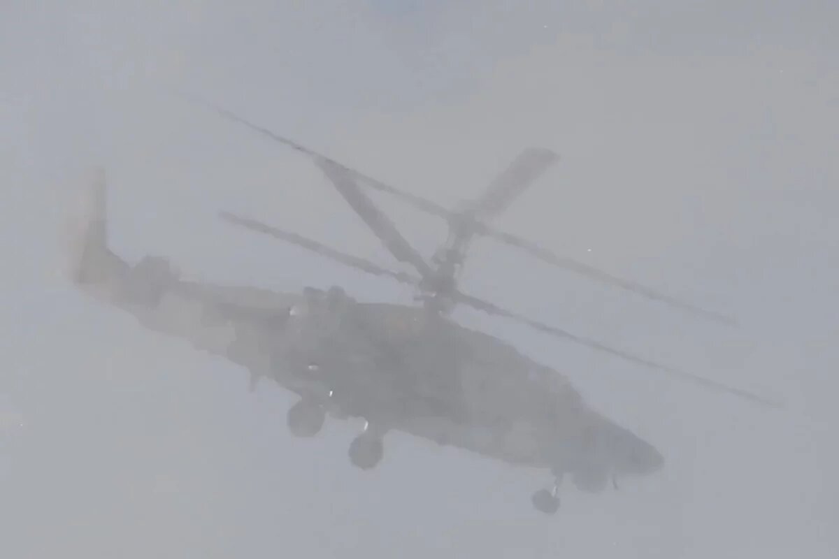    Экипаж Ка-52М уничтожил блиндаж ВСУ в зоне группировки «Центр»