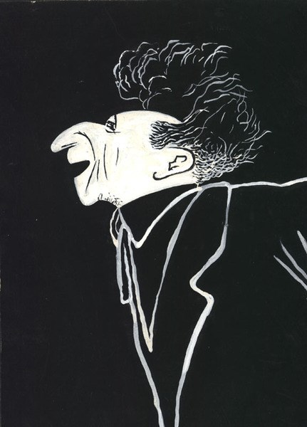 V. Meyerhold by anonymous (1920-30s, Akhmatova's museum).jpg