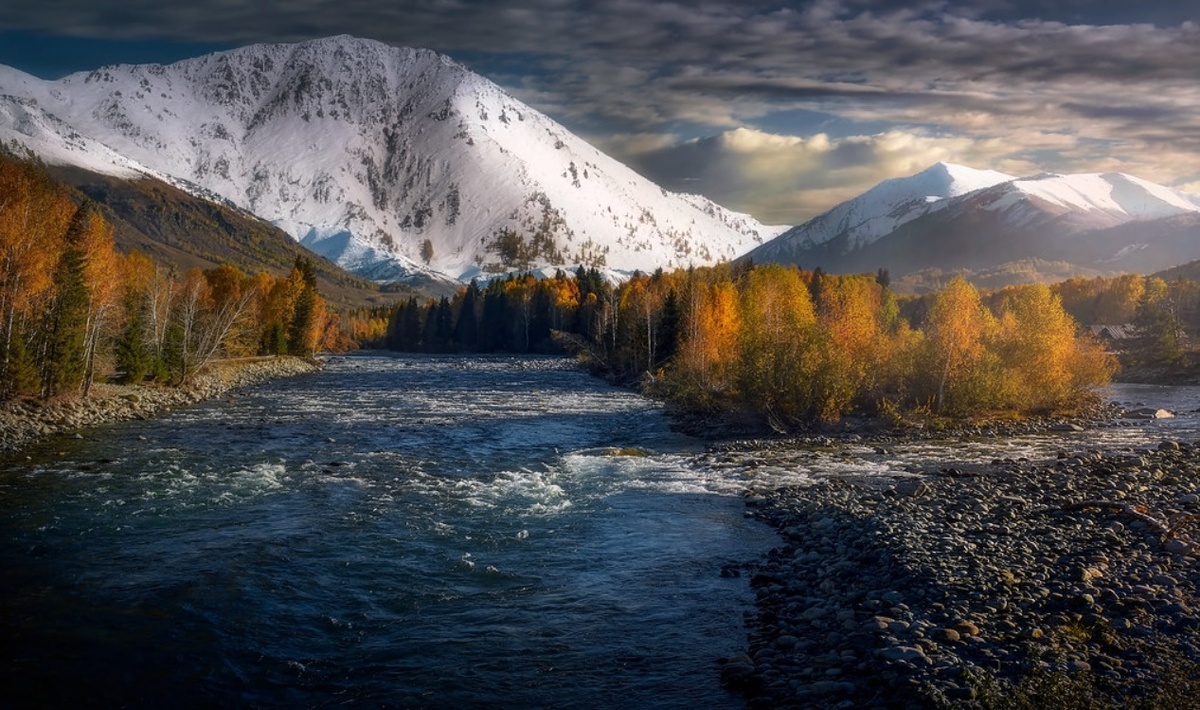 Округ Алтай. Река Каба (Хабахэ) — приток Иртыша