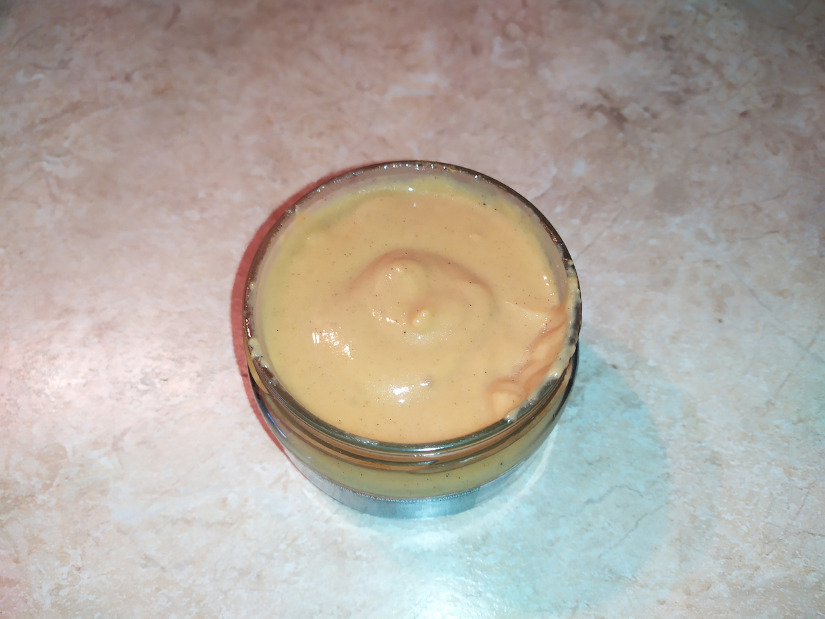 Вкусная домашняя горчичка на помидором рассоле.