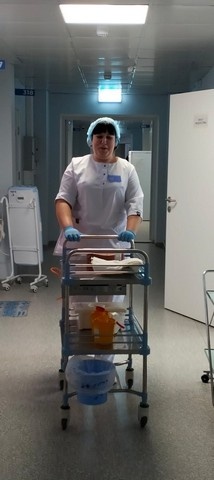 А.О. Квашнина, медсестра процедурного кабинета. Красносулинский вестник  📷
