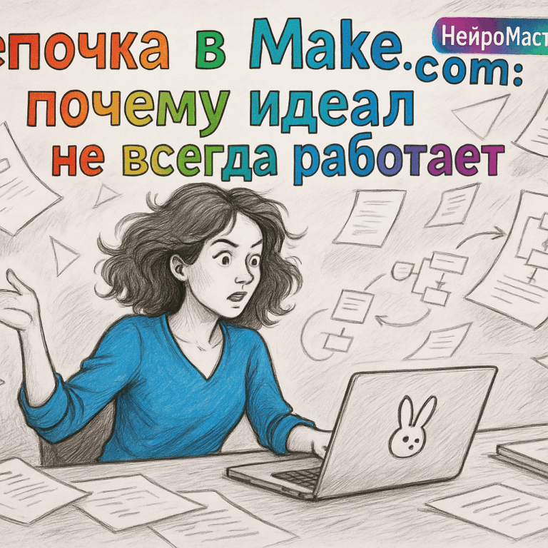    Цепочка в Make.com: почему идеал не всегда работает Оксана Солдатова
