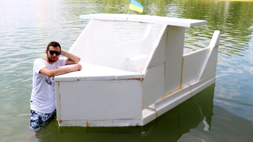    Лодка из пеноплекса разрушила надежды пенсионера из Молодечно