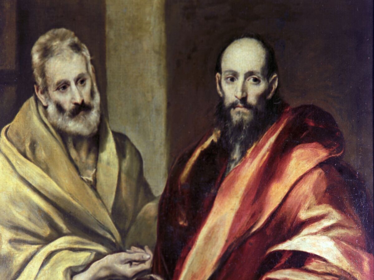    Репродукция картины Эль Греко "Апостолы Петр и Павел"© РИА Новости / РИА Новости