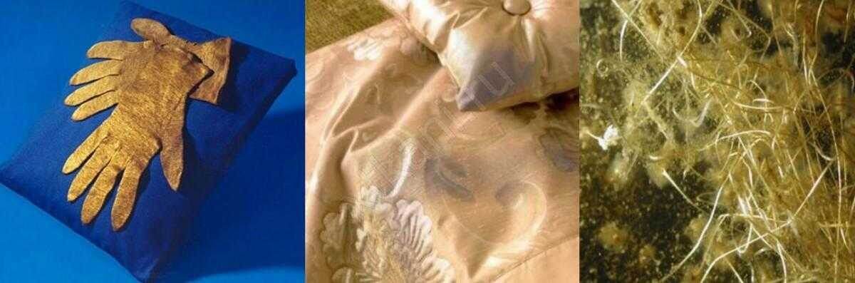 Изделия из морского шёлка.