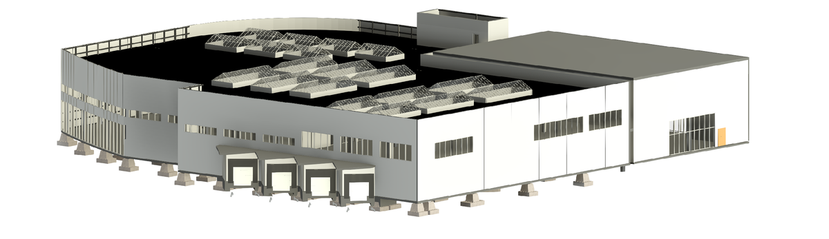 BIM-модель автокомплекса в г. Челябинск