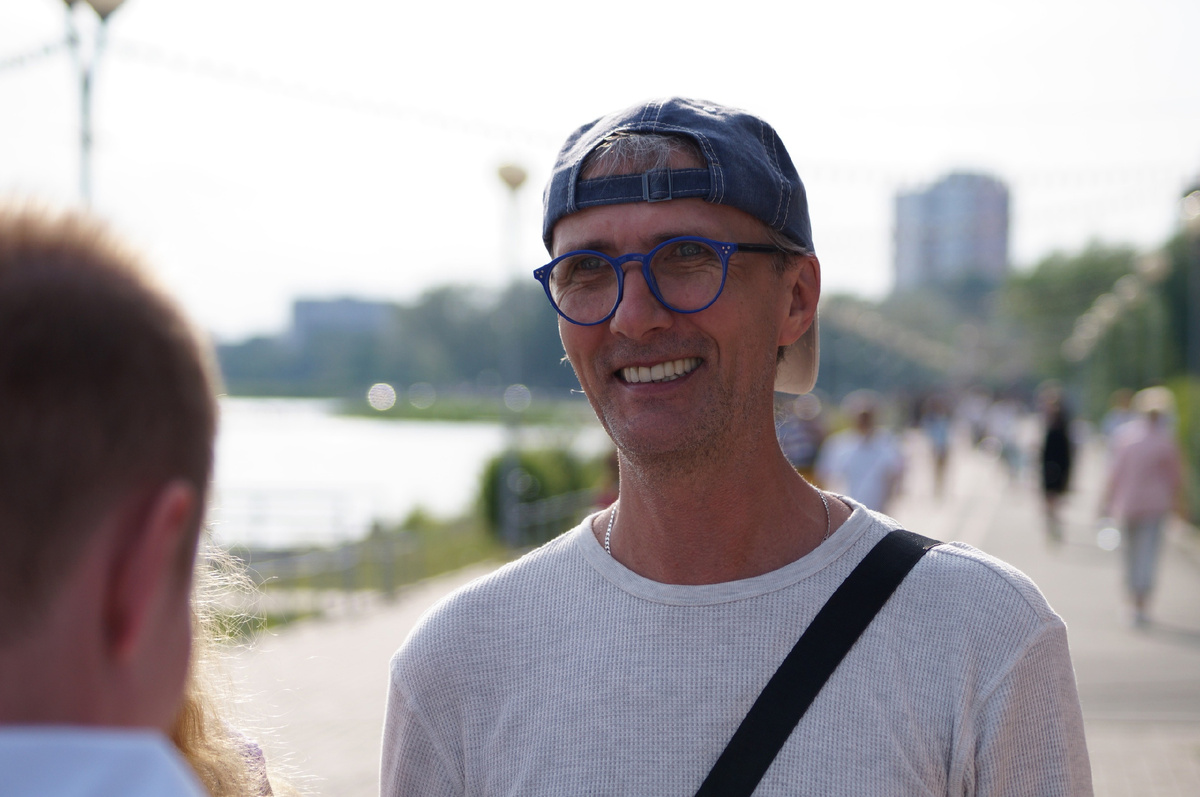 Фото Даниила Коста. Поэт и прозаик Янис Грантс.