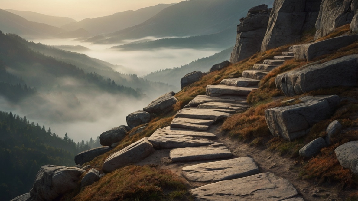 Препятствие как путь. Изображение ИИ