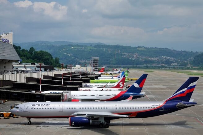    Аэропорт Сочи. Фото: t.me/aeroaer