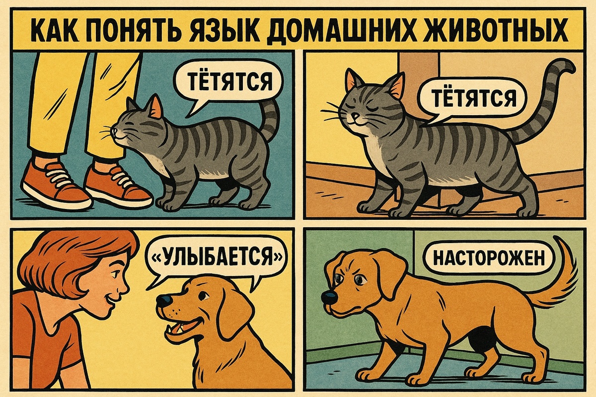 Как понять своего питомца? Лайфхаки для общения с кошками, собаками и попугаями
