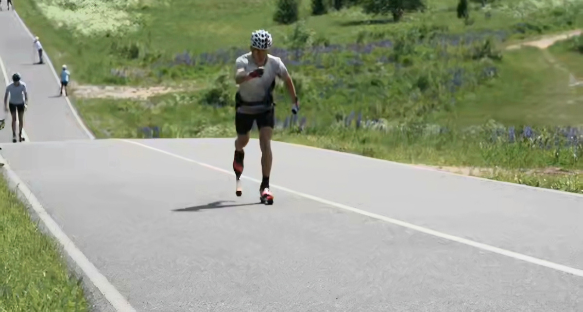 Отработка техники Большуновым в Малиновке