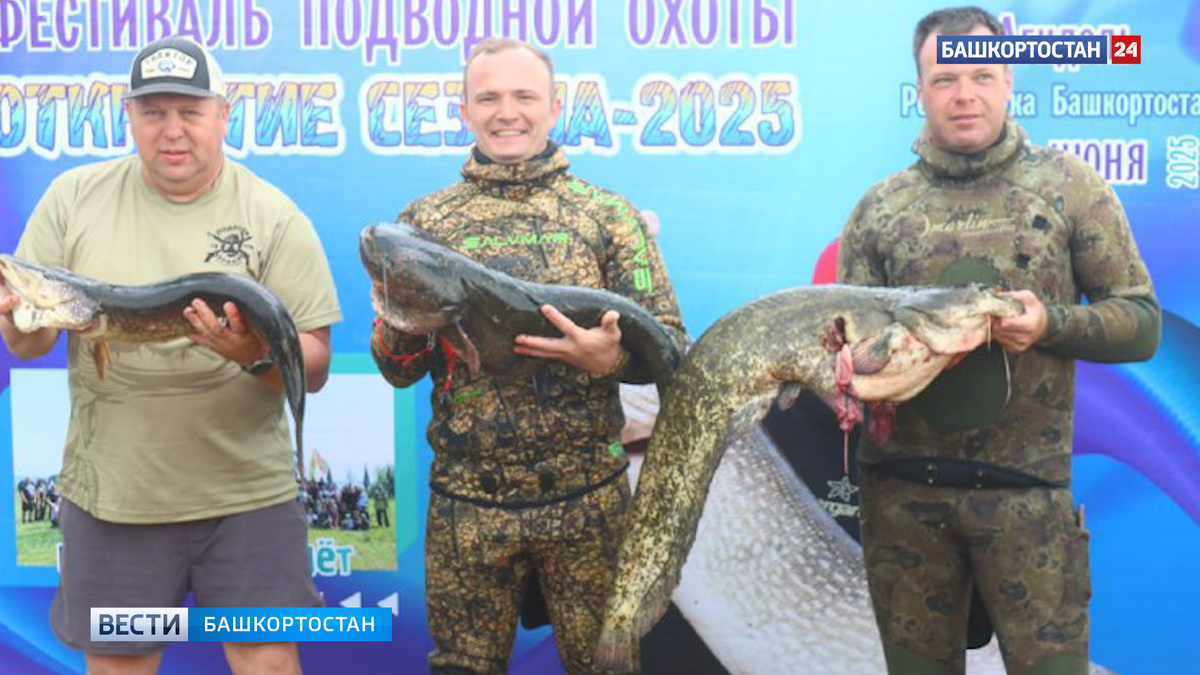    Сома весом более 50 кг поймал рыбак в Башкортостане