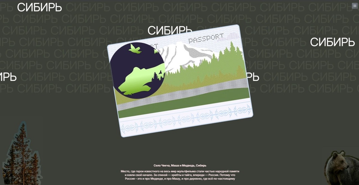 Дизайн-концепт нового российского паспорта