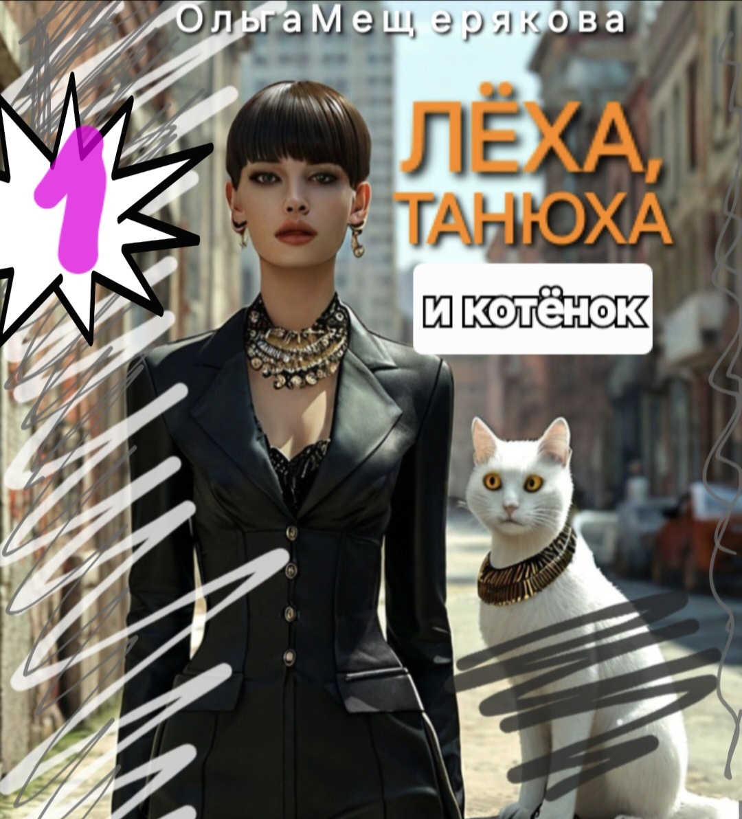 Скриншот обложки книги "Лёха, Танюха и котёнок".