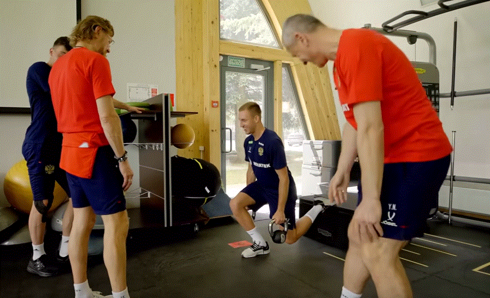 Сборная в Новогорске