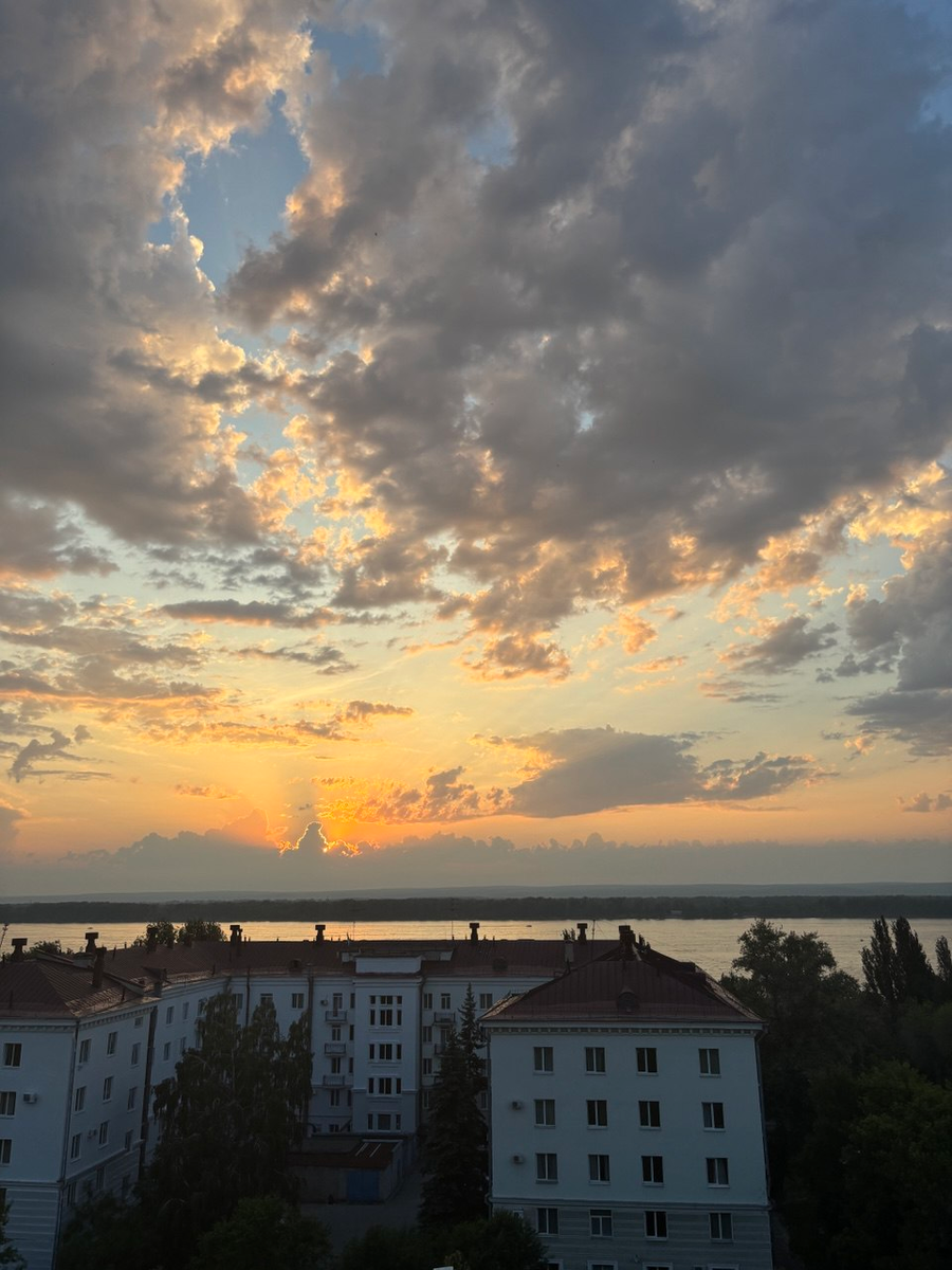Летом в Самаре великолепные закаты.