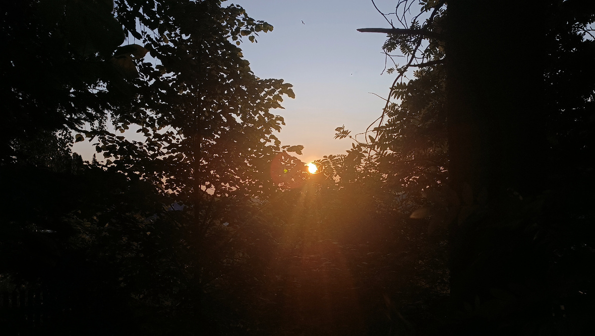 Закат. Вчерашний, но красиво же? :)