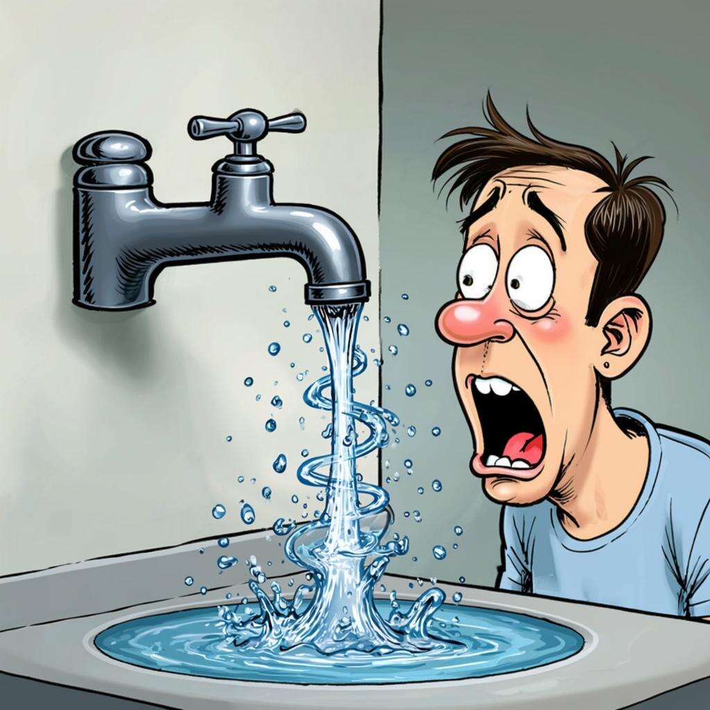 Не правильная струя. 