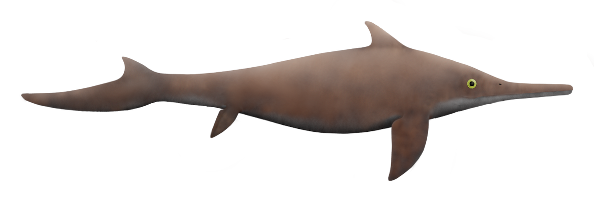 Миксозавр вида cornalianus, иллюстрация.