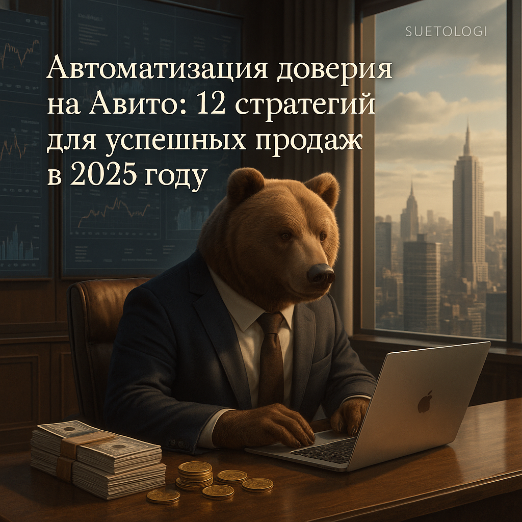    Как автоматизировать доверие на Авито Суетолог