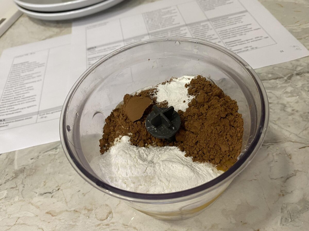 Приготовление тортика, ПП-десерт. Фото автора