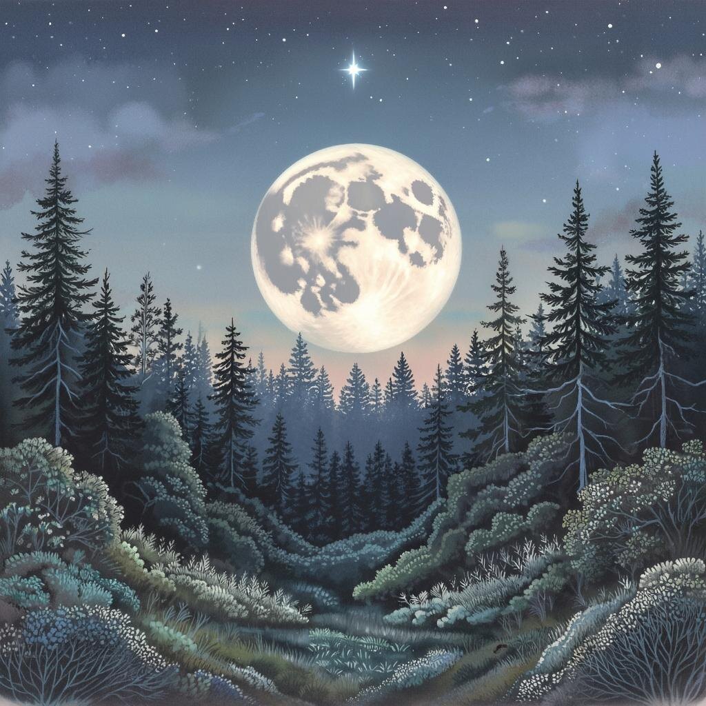 Как рассказывать Лунные сказки?
Тихо, почти шёпотом.

С паузами, чтобы слушатель мог представить картинку.

При тусклом свете (ночника, гирлянды или настоящей луны).