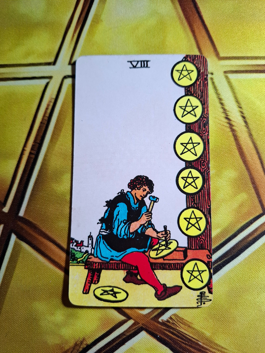 Аркан  8 Пентаклей 