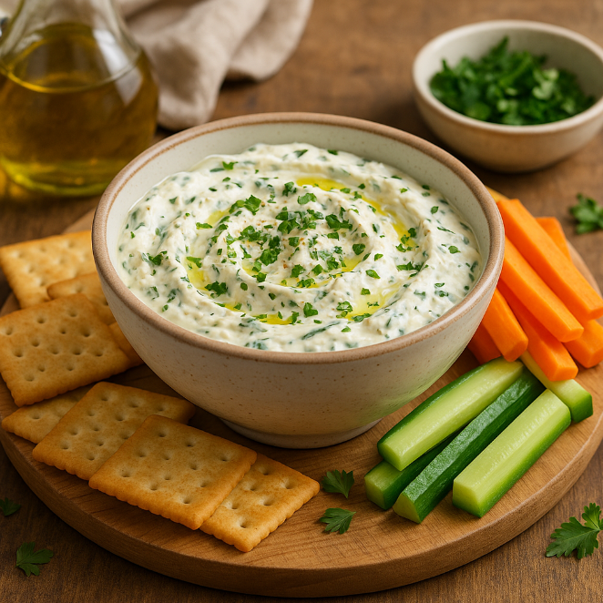 Сырный дип с травами рецепты от Дарики