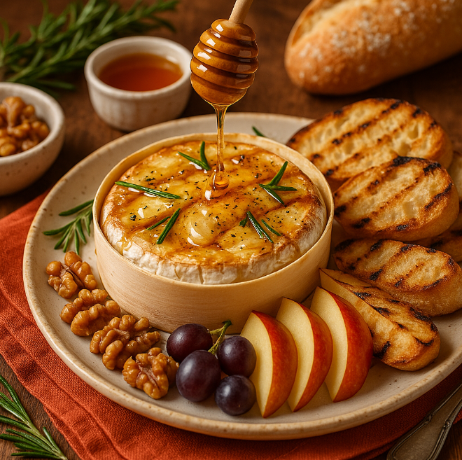 Запечённый камамбер с мёдом рецепты от Дарики