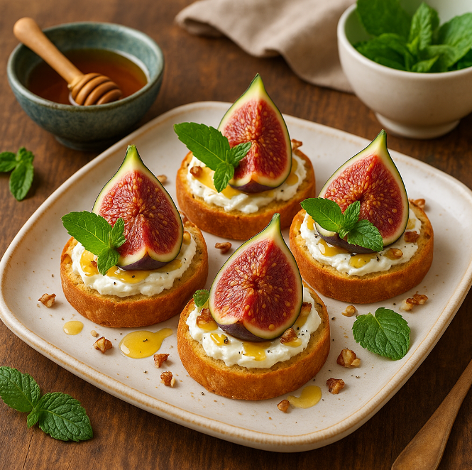 Козий сыр с инжиром и мятой рецепты от Дарики