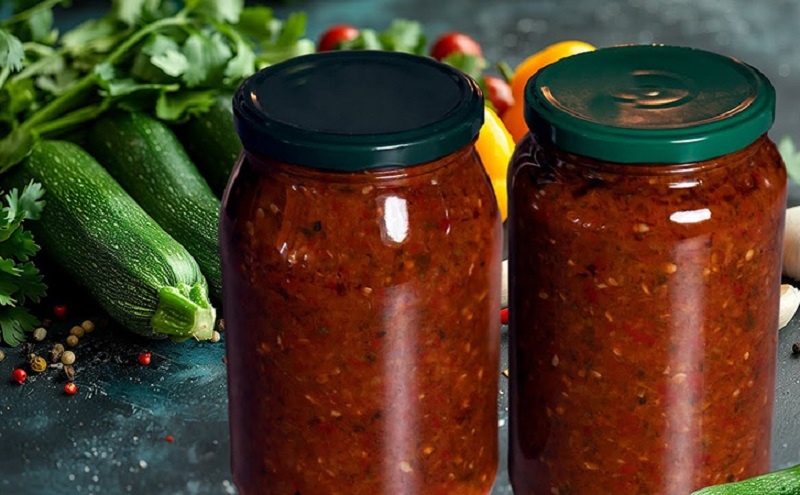 Настоящая грузинская аджика с кабачками: насыщенный вкус лета в каждой ложке