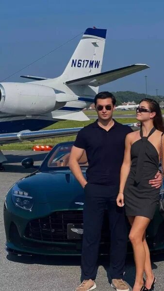    Дочь Седоковой с женихом. Фото: соцсети