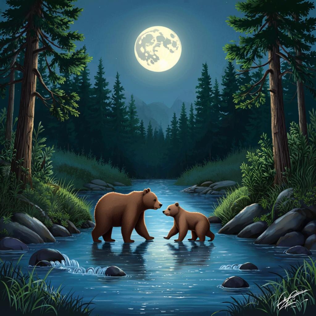 Как рассказывать Лунные сказки?
Тихо, почти шёпотом.

С паузами, чтобы слушатель мог представить картинку.

При тусклом свете (ночника, гирлянды или настоящей луны).