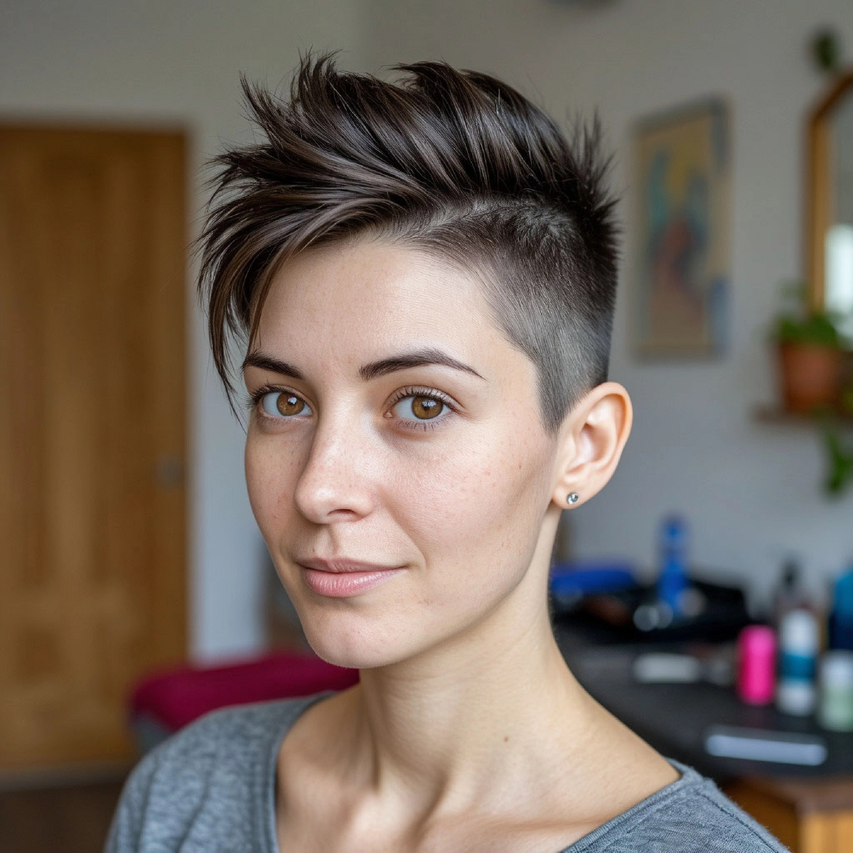 Где та уставшая женщина с мягкими локонами? Ее больше не было.