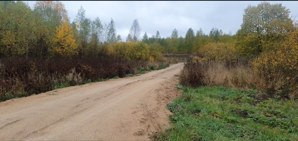 Отсыпная дорога  от асфальтированной дороги