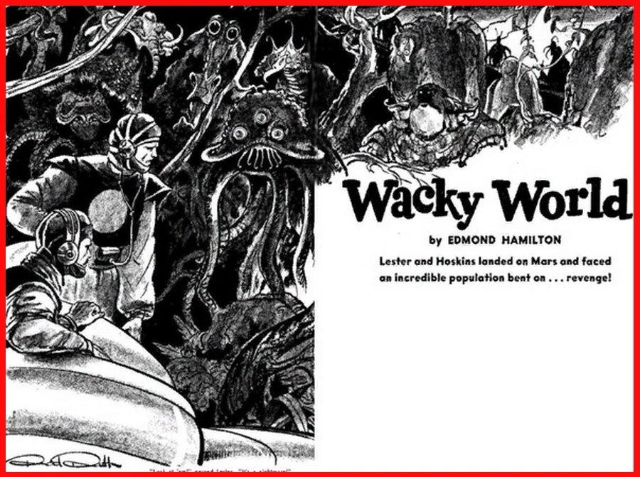 Wacky World by Edmond Hamilton Репродукция из открытых источников