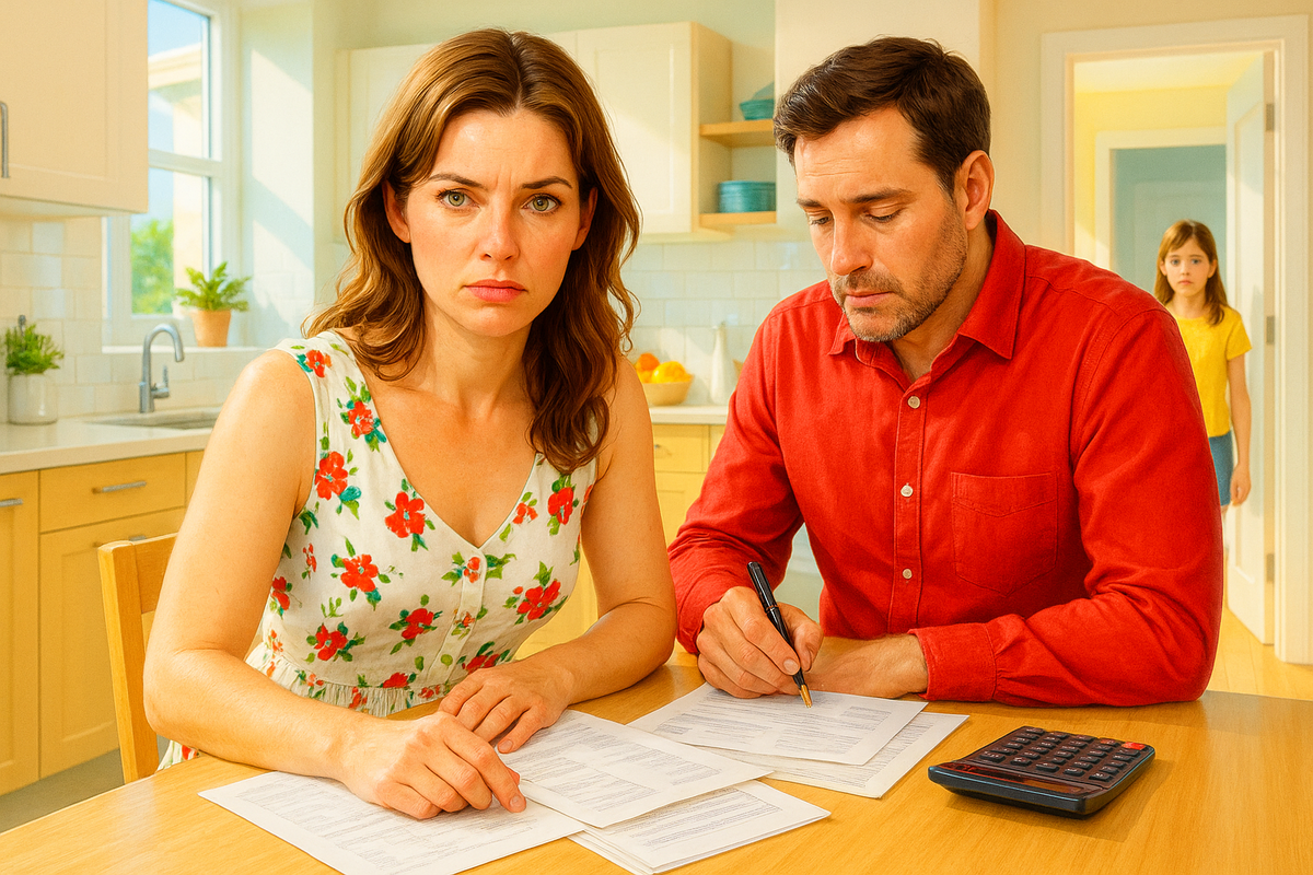 Свекровь требует 110 тысяч, пока моя дочь спит на продавленном диване