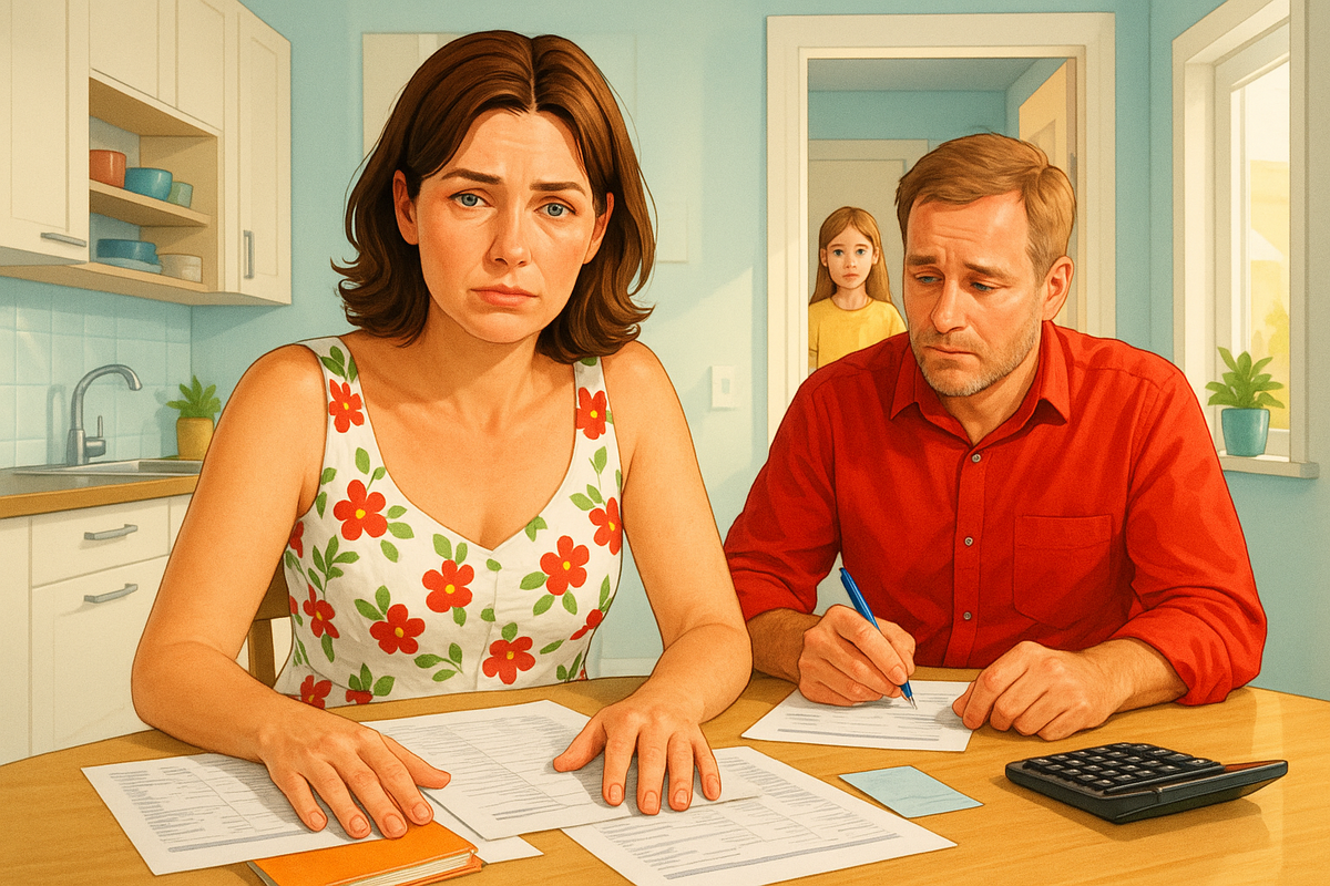 Свекровь требует 110 тысяч, пока моя дочь спит на продавленном диване