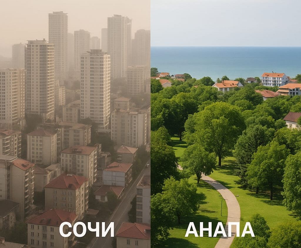 Анапа или Сочи