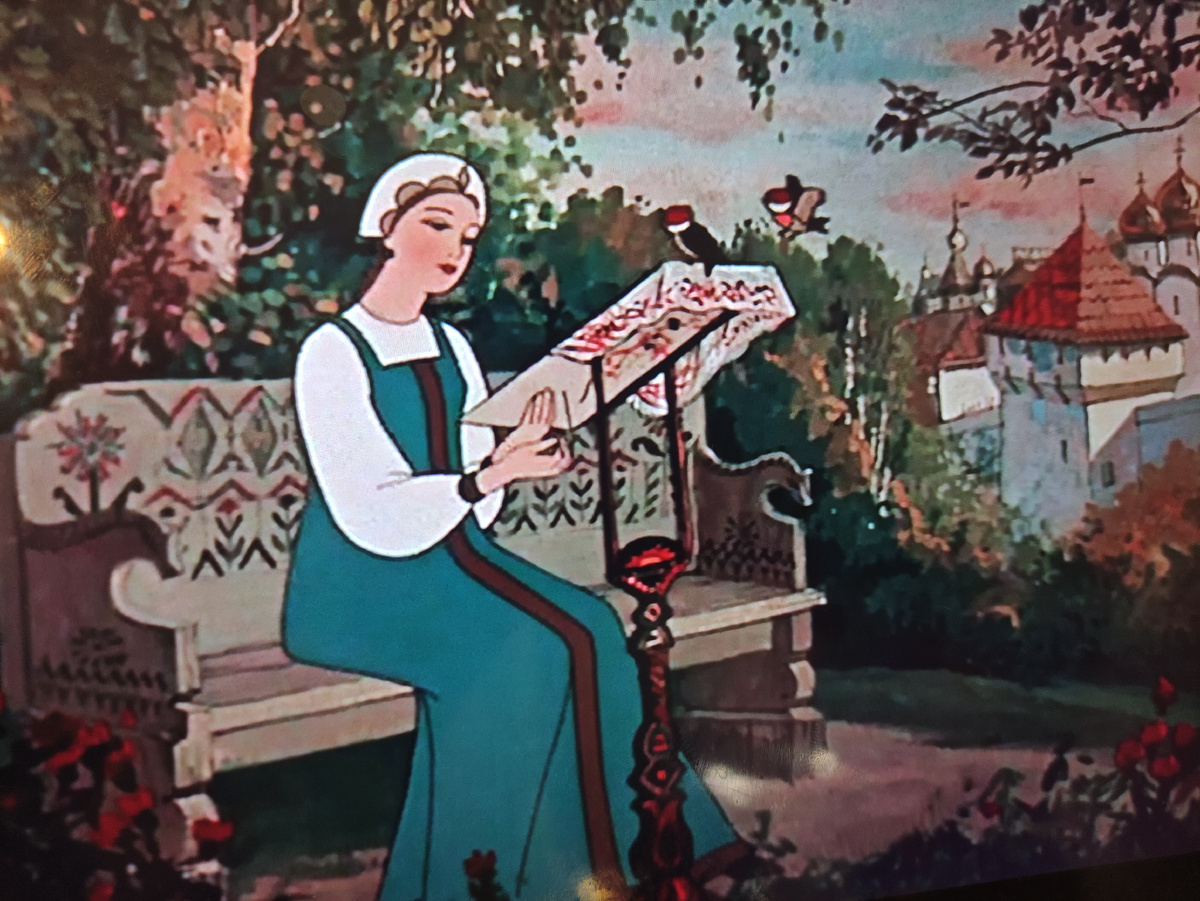 вышивка идет как надо