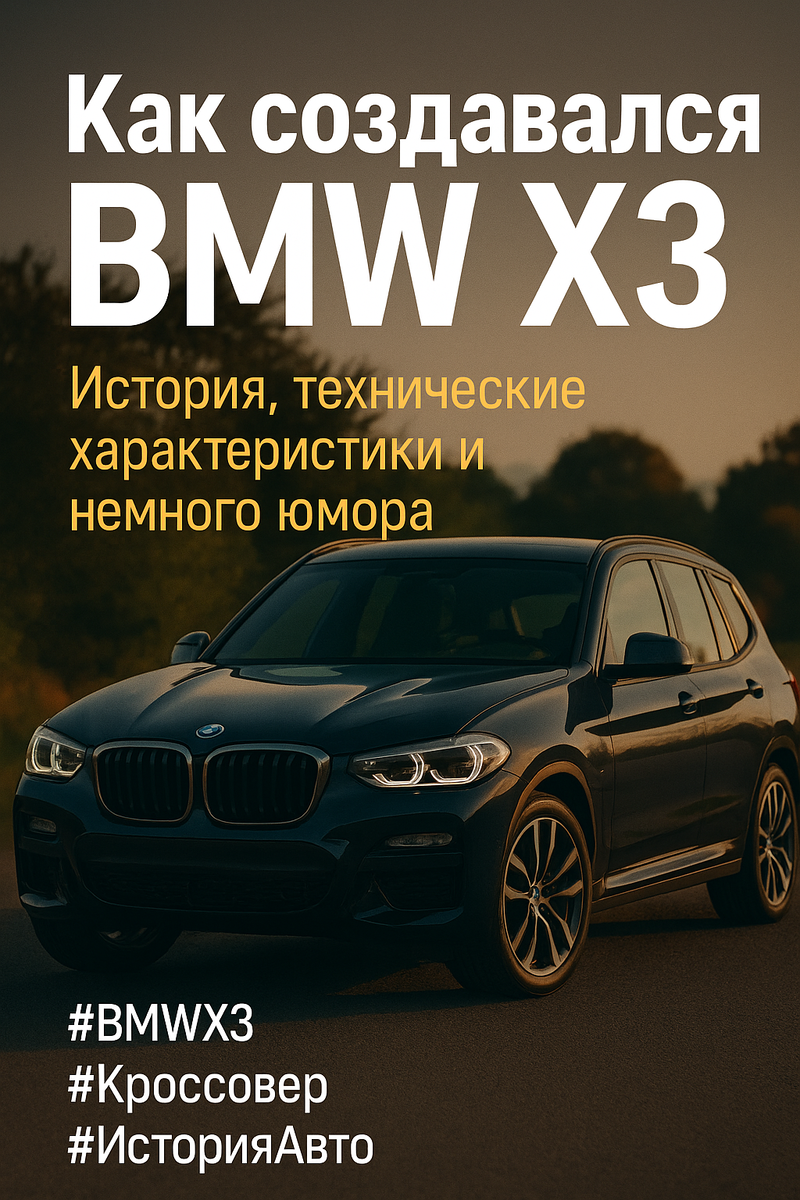 История создания BMW X3: путь от идеи до иконы. Характеристики, интересные факты и немного юмора для любителей кроссоверов.