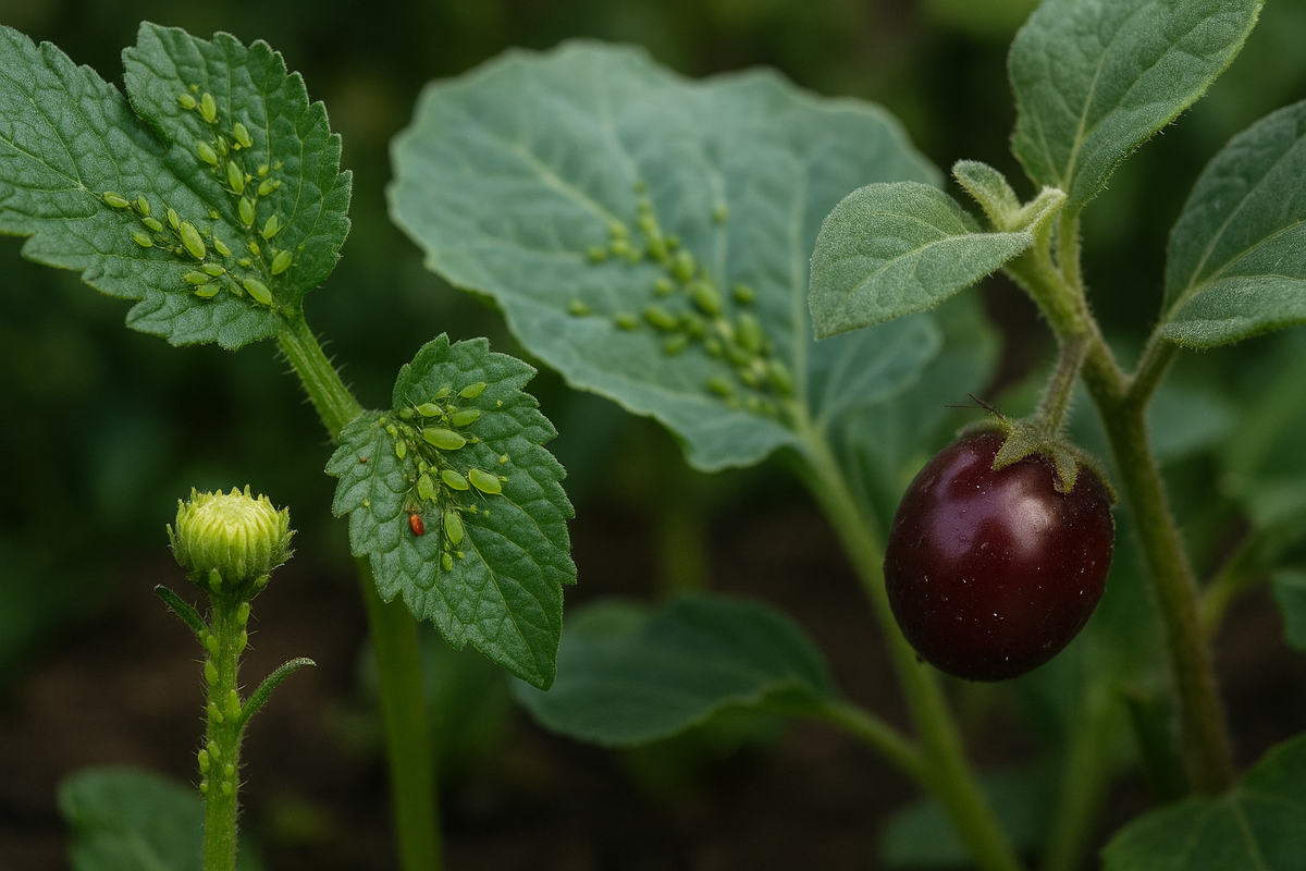 тля на культурных растениях