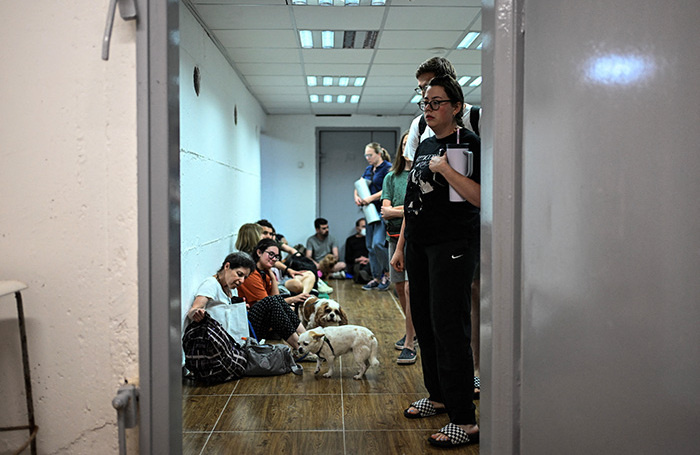    Убежище в Хайфе. Израиль. REUTERS/Rami Shlush