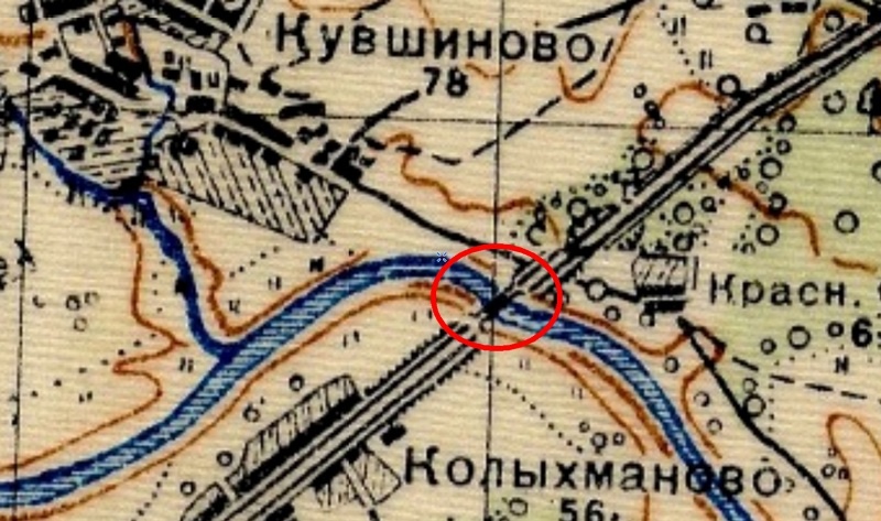 Карта района боевых действий