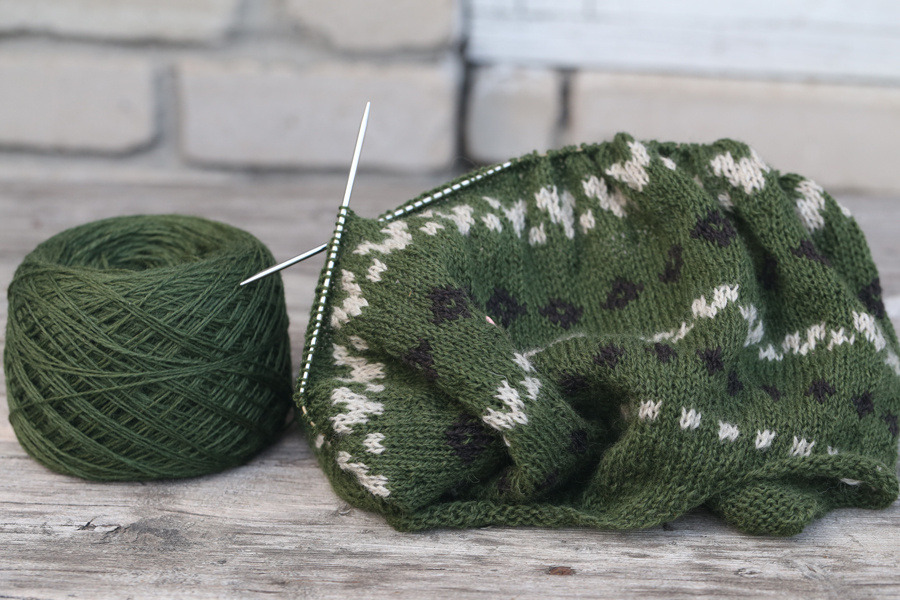 Зелёная лопапейса с терапевтическим (=успокаивающим) эффектом