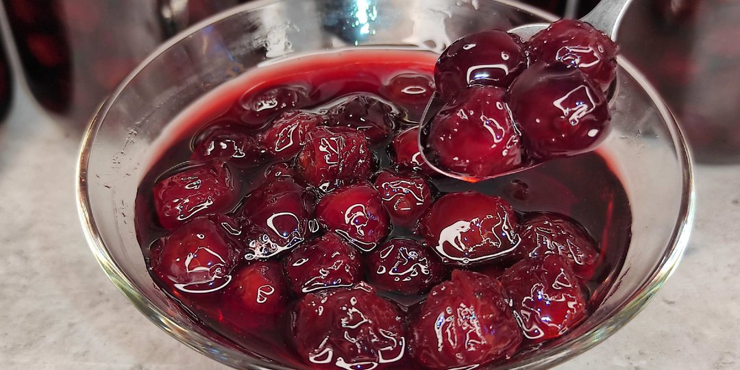 Ароматное ВАРЕНЬЕ из ВИШНИ с косточкой. ПЯТИМИНУТКА - самый простой рецепт!