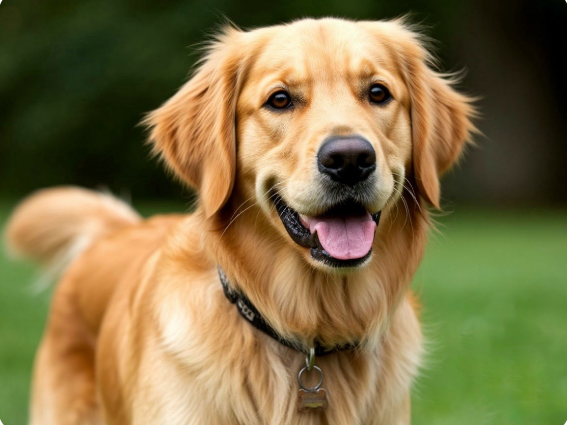 Золотистый ретривер получил работу