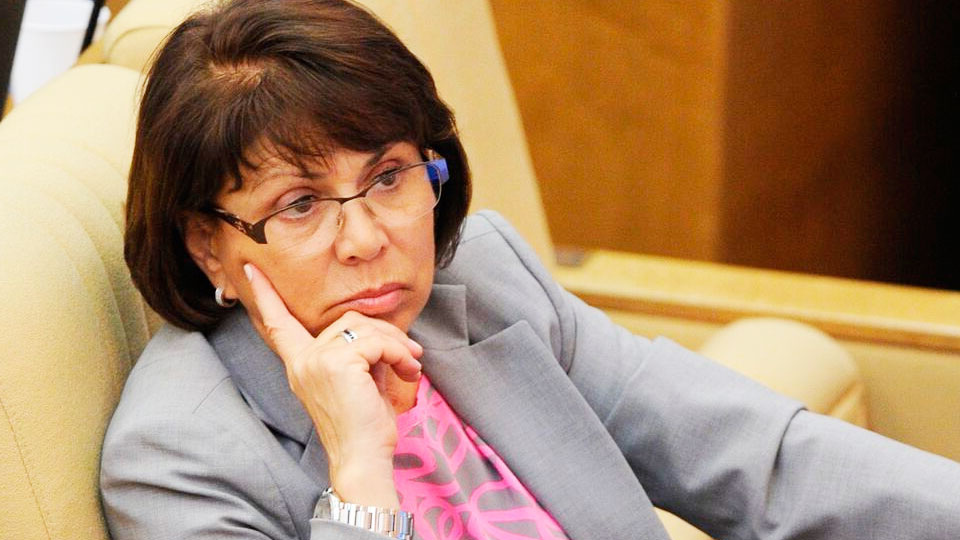 Ирина Роднина в кресле депутата ГД РФ