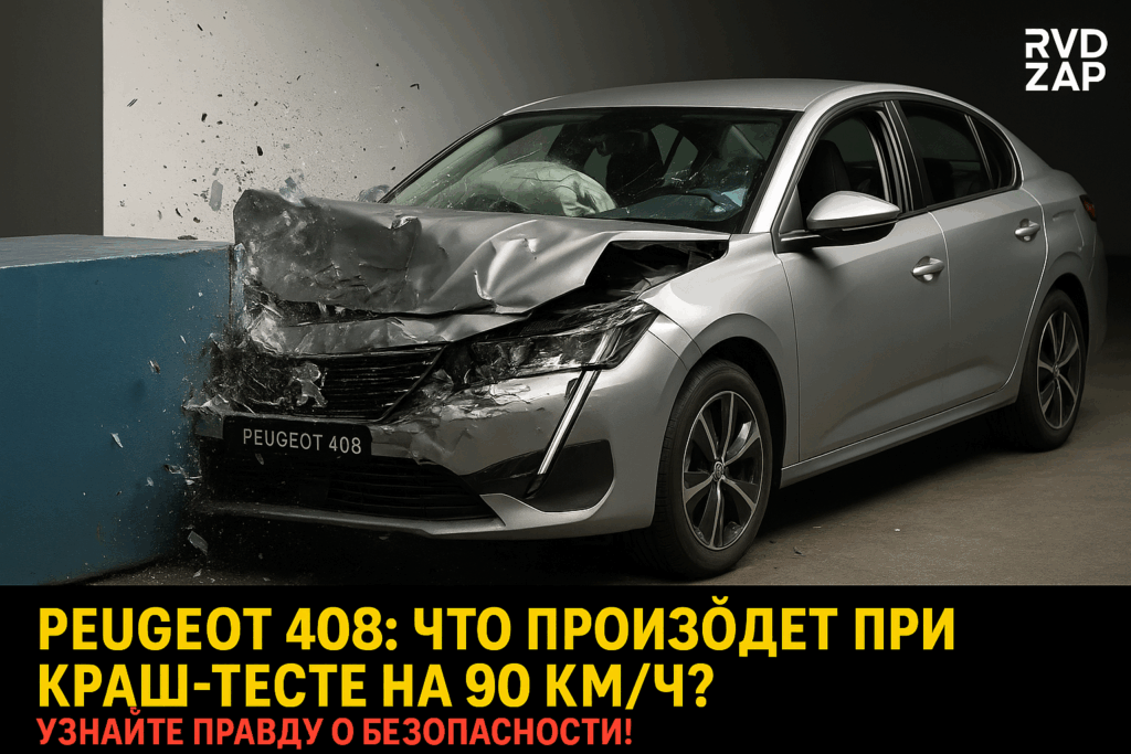    287. Peugeot 408: испытание на столкновение при фронтальном ударе 90 км час admin